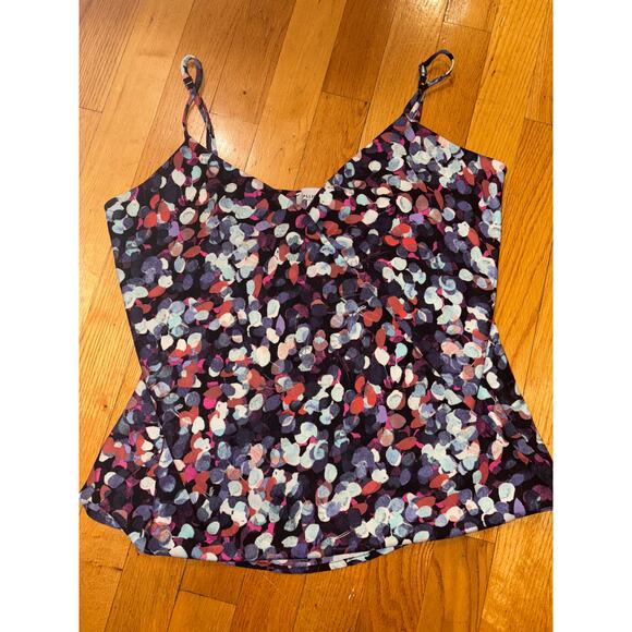 Allison Joy Tops - Allison Joy Multicolor Dot Pattern Blousy Cami Size XS